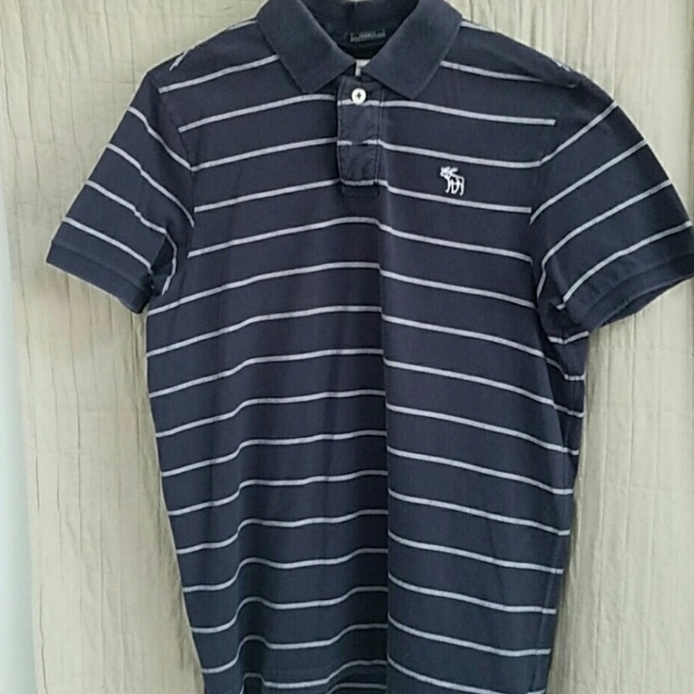 Abercrombie and Fitch Muscle Shirt Jersey Blue